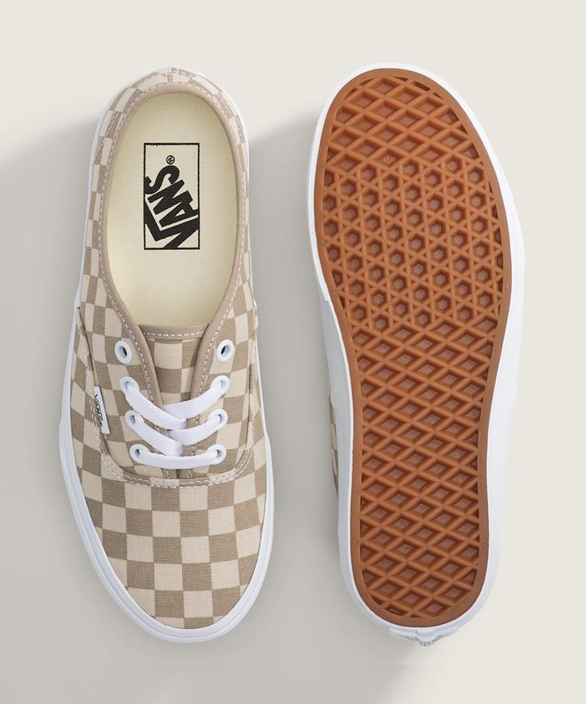 Vans Authentic - (Checkerboard) Aluminum:Oatmeal / Vn000Ead5Ec1