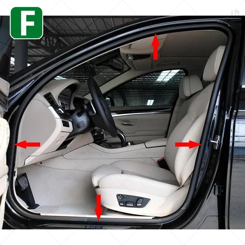 for 2010-2017 F10 BMW 528i 535d 535i 550i Hybrid 5 M5 Car Body Rubber Sealing Strip Door Soundproof 51727278503 51727278506 Front 51727278503