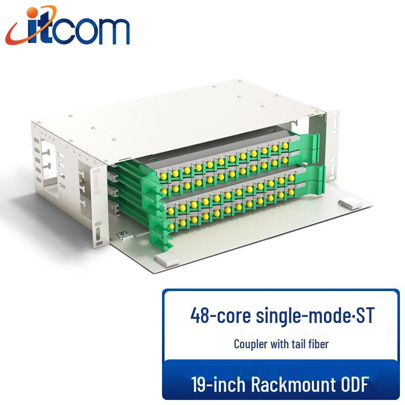 itcom Adicom 19-inch Rack-Mount ODF Fiber Optic Distribution Frame