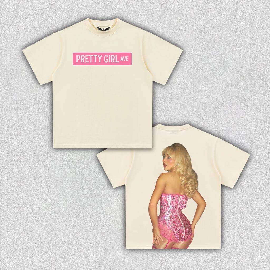 Sabrina Carpenter Graphic T-Shirt Women Men Streetwear Oversized Y2k Hip Hop High Quality Cotton Short Sleeve Female Male Clothing