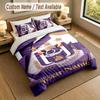 3Pcs Bedding Set Custom Name Text, 1 Sheet 2 Pillowcases Home Bed DecorAnderlecht FC
