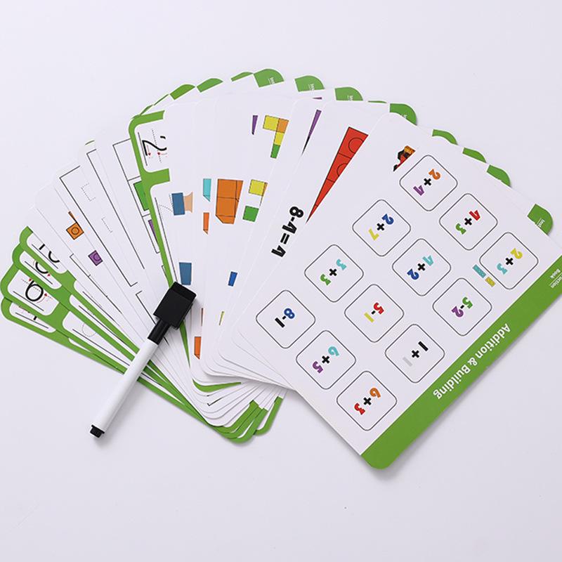 

Монтессори Математика Магический Куб Строительные Блоки - Развивающие Игрушки для Детей Возраста 3-6