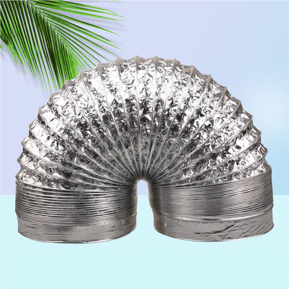 1Pcs Aluminum Foil Exhaust Hose 2m Thick Flexible Duct for Hvac Ventilation Dryer Vent Dryer Duct Hose 80mm Diameter