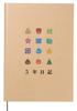 5-Year Diary, Beige, B5, 10 Lines, Hardcover, Can Be Started Anytime, Made In Japan