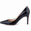 Sexy High Heels Woman Pumps 8 CM Fashion Pointed  Heel Women Shoes Elegant Black Red Job Wedding Pump Plus Size