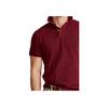 Polo Ralph Lauren Solid Color Logo Embroidered Short Sleeve Polo Shirt Men tops Burgundy 710794276-012
