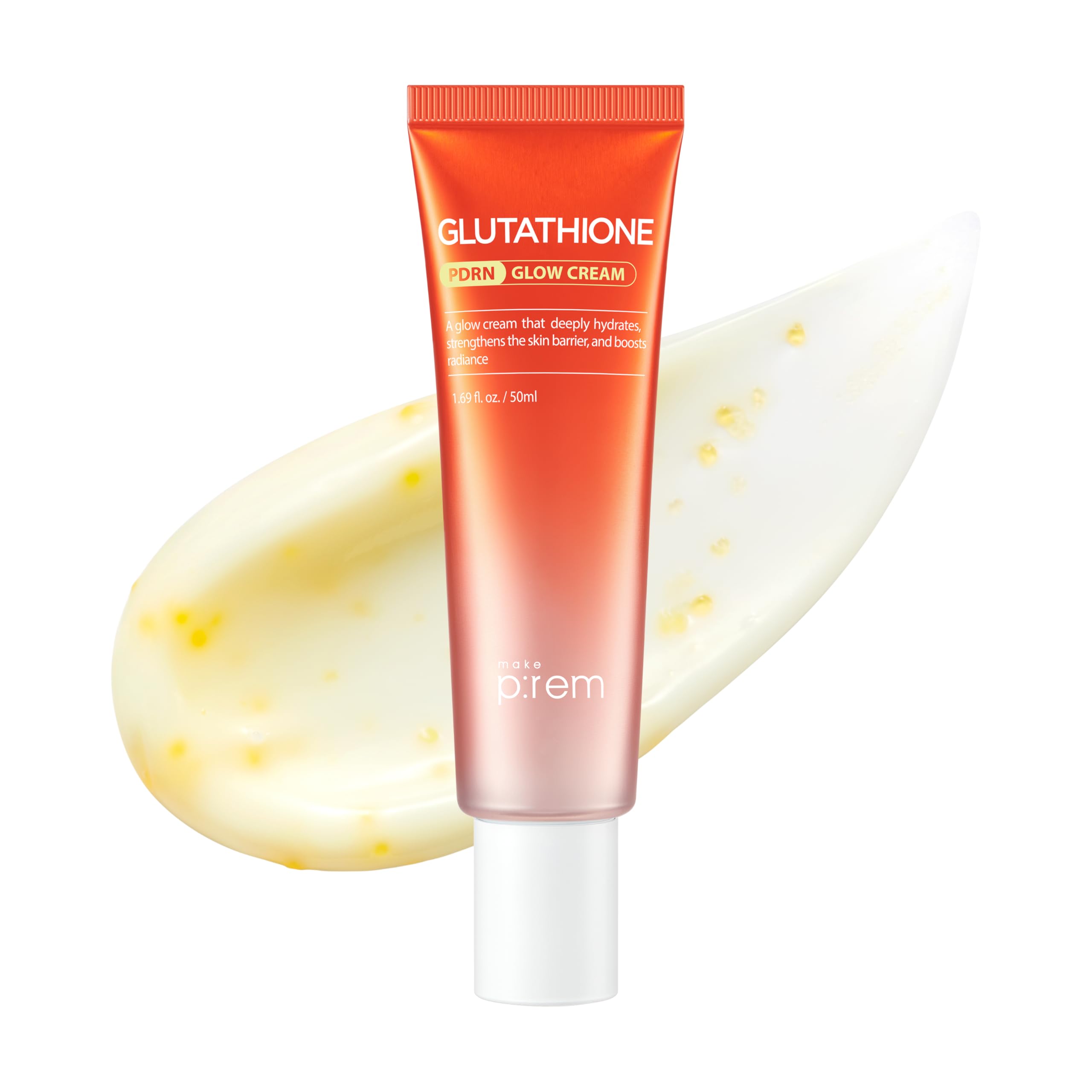 

Make Prem Glutathione PDRN Glow Cream 50мл Содержит и 5 видов витаминов Уход для сияния Увлажненная и гладкая кожа Увлажняющий уход Корейский уход за кожей