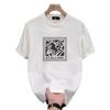 Short Sleeve Cotton Men'S Printed T-Shirt Trend Men'S And Women'S Versatile Crew Neck T-Shirt Men'S