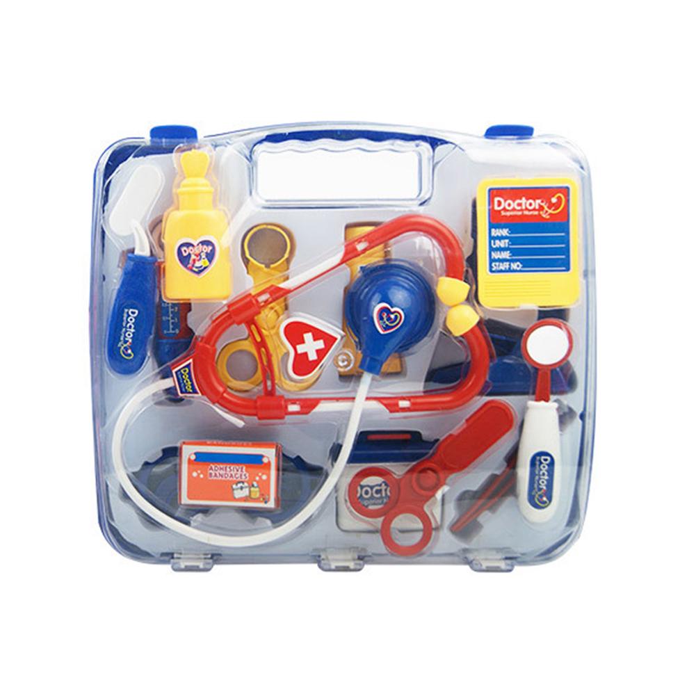 Criança criança fingir brinquedo conjunto medicina caixa jogar médico enfermeira kit médico playset