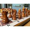 Premium Weighted Wooden Chess Set with 3.75 In. King Classic European Staunton Design Featuring Acacia Boxwood Materials Ideal