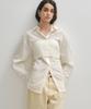 Noir For Woman Pale Scarf Loose Fit Shirt (Buttercream)