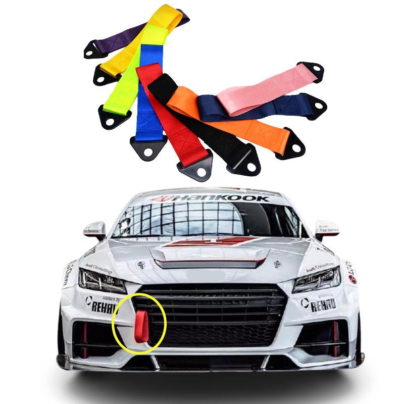 High Strength Nylon Tow Strap High-Strength Car Racing Tow Ropes with Towing Trailer Ropes Auto Trailer Ropes Bumper Trailer Tow
