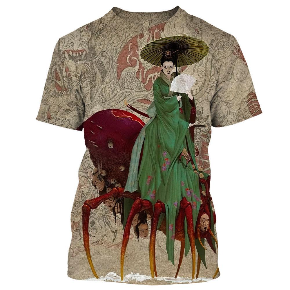 Camouflage T-shirt For Men Soldier Graphic T-Shirts 3D Printed Crew Neck Short Sleeve Tee Oversized Men Clothing Tops Streetwear