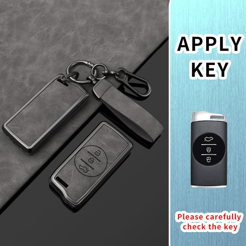 Interior Mouldings Zinc Alloy Car Key Case Cover Shell for Chery Tiggo 7 pro 8 Pro Exeed Tiggo 2 3x Arrizo 5 Pro Gx 5x EQ7 Auto