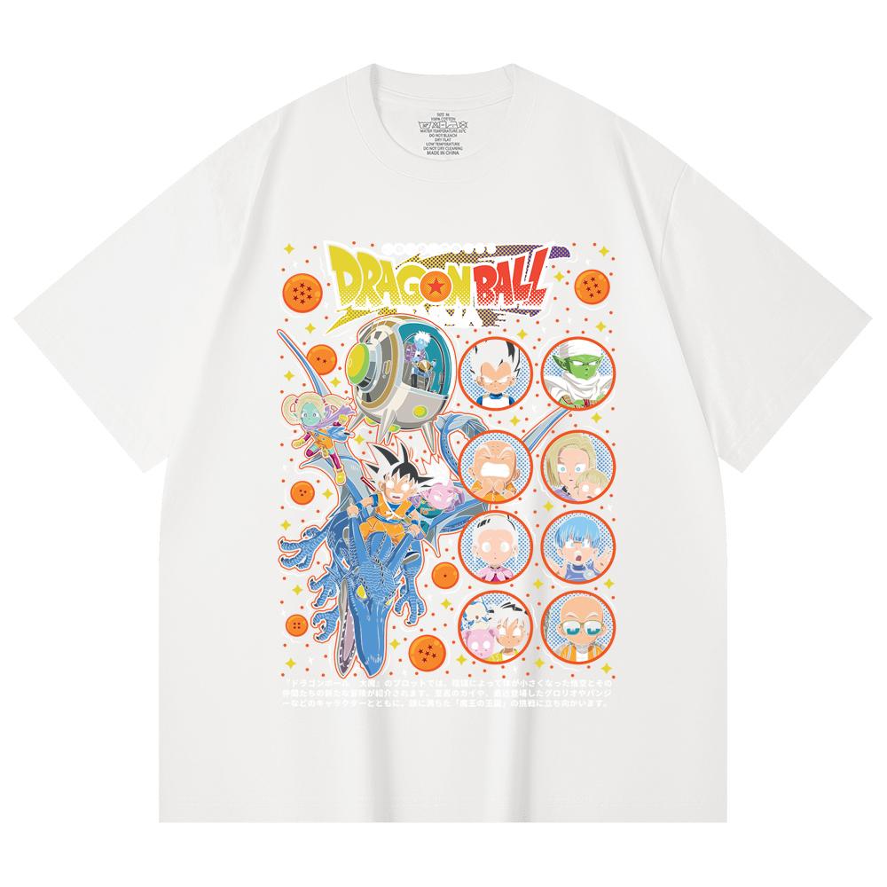 230 Gsm 100% Cotton Dragon Ball V31 Daima Print Unisex Heavy Cotton T Shirt