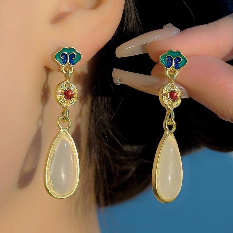 Boucles d'oreilles à longues pampilles pour femmes, style coréen Dongdaemun, design original, boucles d'oreilles polyvalentes