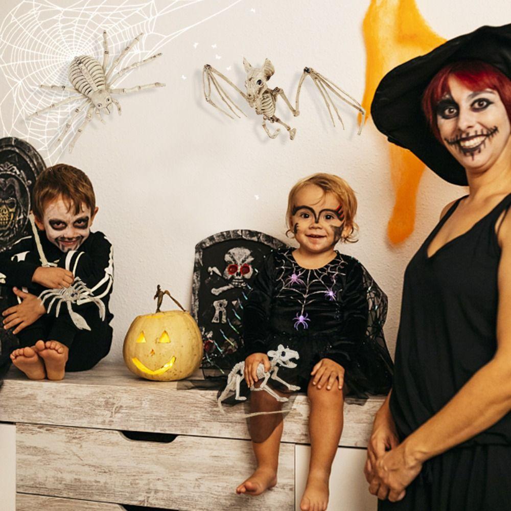 Human Bones Halloween Animal Skeleton Bat Mouse Lizard Scorpion Animal Model  Home