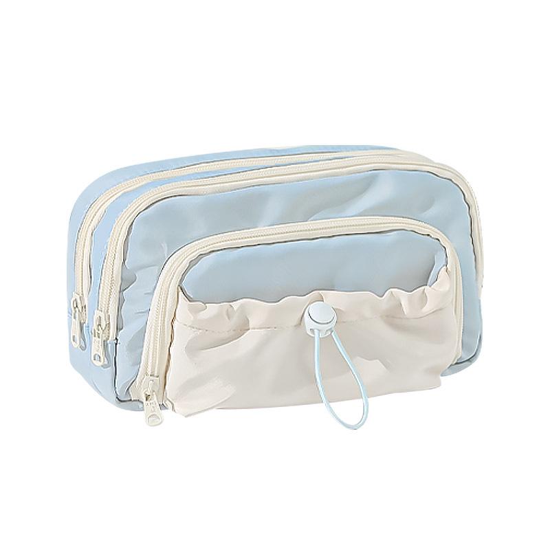 Large Capacity Simple Pencil Case - Ideal for Middle and High School Students, Stylish Stationery Bag