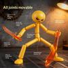 1Pc Rage Stickman Action Figure New Highly Articulated DIY Model Kit with Multiple Joints Collectible Poseable Toy for Creative Display