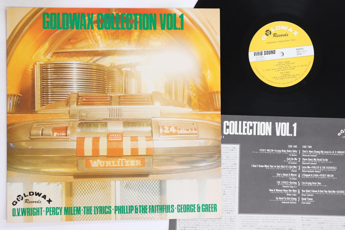 

LP Record VARIOUS - Goldwax Collection Vol.1 VG3005 GOLDWAX 1977 Japan Soul/Funk Used