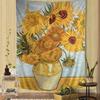 Post Impressionist Painters V-Van Gogh Printed Large Wall Tapestry Indian Buddha Wall Decoration Bohemian Hippie Wall Art Decor