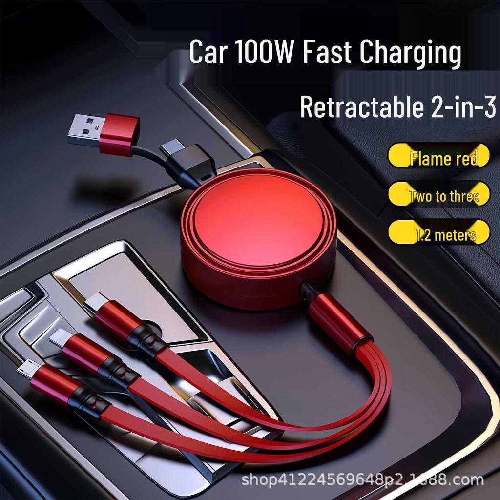 Compatible Retractable Fast Charging Cable for BMW 1-5, 7 Series & X1-X5