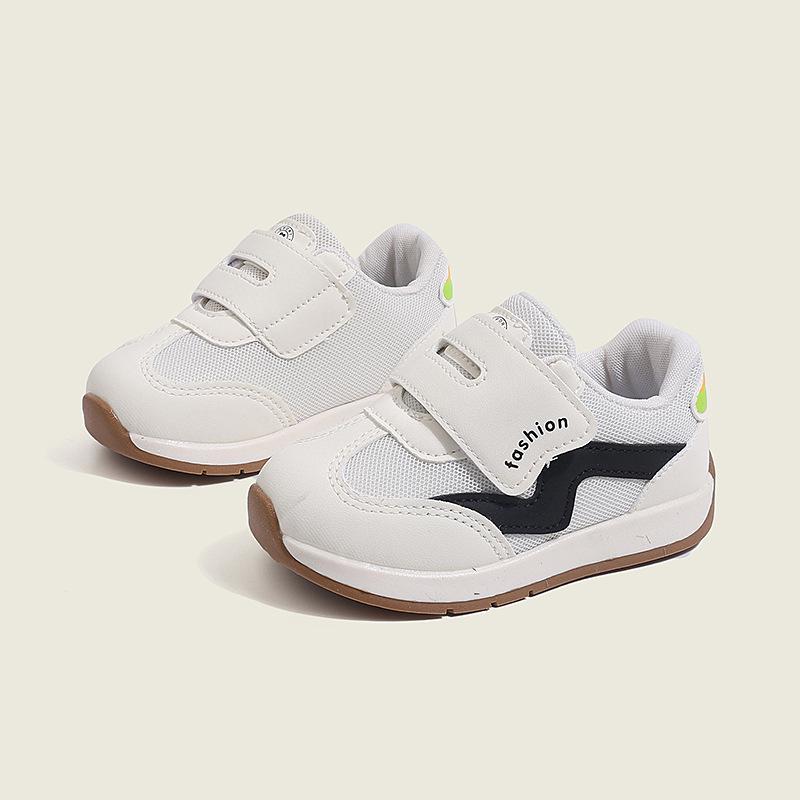 Baby Walking Shoes with Magic Tape, Soft Sole, Breathable Mesh for Spring and Autumn, Non-Slip Unisex Sneakers for Toddlers