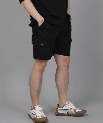 Seinteukeulu Retroline Cargo Shorts Rbc-340 Black