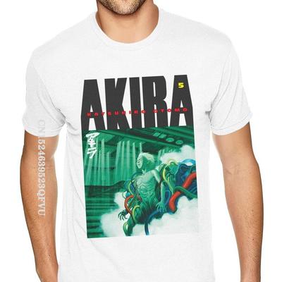 T-shirts Akira Personnalisés Hommes Créez Vos Propres T-shirts Style Angleterre Hommes Coton Retro Col Rond T-shirt Hommes Style Gothique