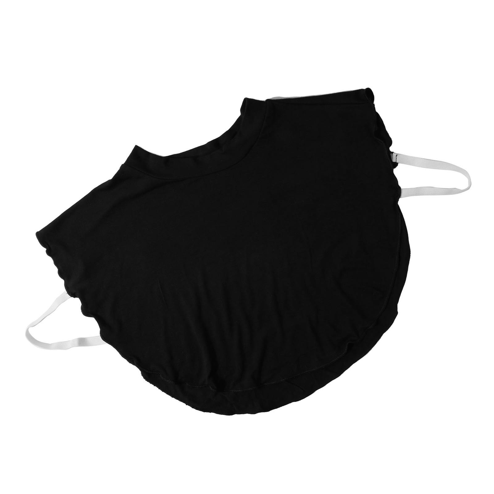 

Многоразовый воротник-стойка с отстегивающимся воротником для женщин и девочек, для рубашки и свитера, удобный манишка для повседневной носки чёрный