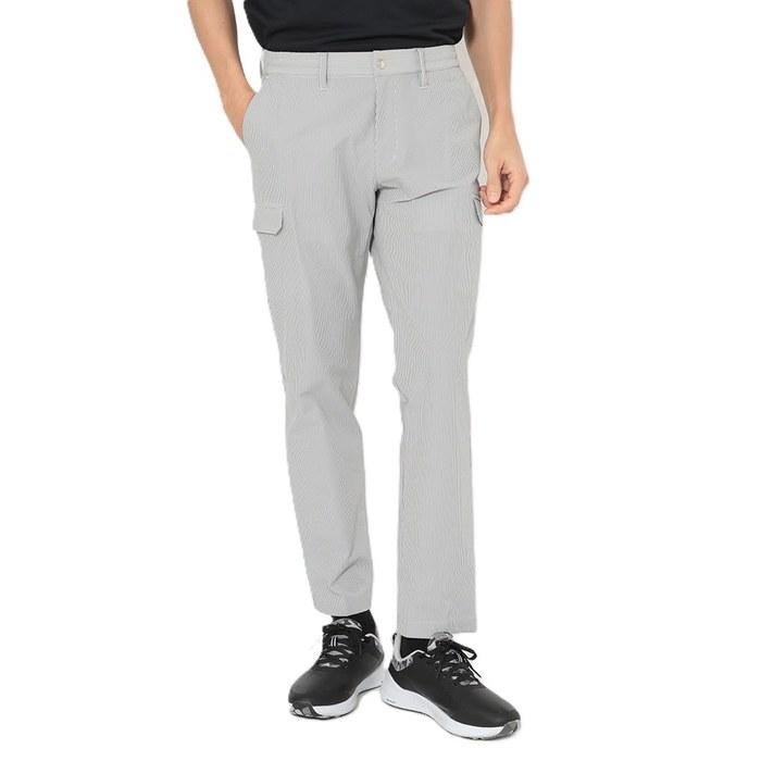 Callaway Golf Pants 8-Way Stretch Self-Expanding Waist Seersucker Cargo Pocket Inseam 74cm Golf C26126105 Men s 1020_Gray L