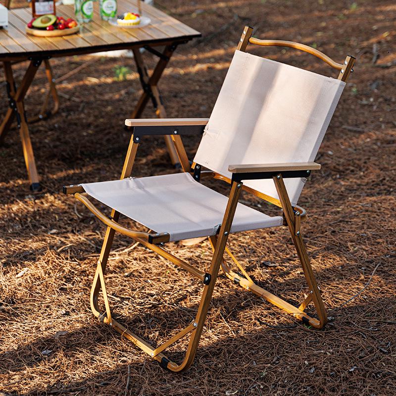 Kermit Outdoor Folding Camping and Fishing Chair, Portable Carbon Steel for Leisure and Wild Adventures