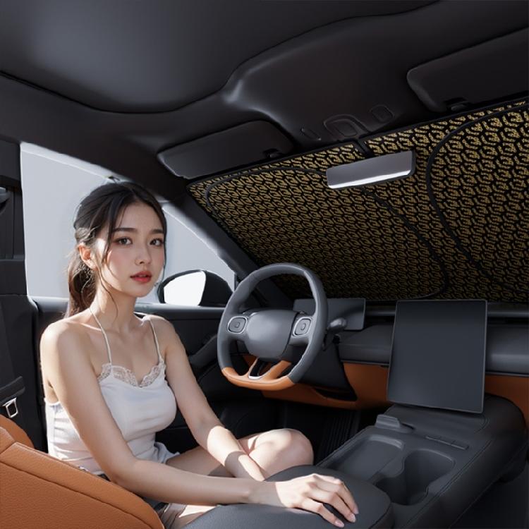Car Windshield Sunshade Car Interior Umbrella Sunshade Telescopic Sun Shade Automotive Sun Umbrella for Heat Insulation