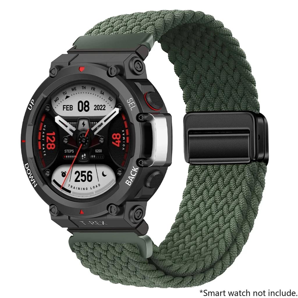 New Braided Loop Strap For Huami Amazfit T-Rex 2 3 Band Smart Watch Nylon Elastic Belts For Huami Amazfit T-Rex T RexPro Correa