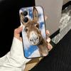 Funny Donkey Animal Soft Phone Case for Xiaomi Poco X5 X6 X7 X8 Pro Max X3 F7 F8 Ultra M8 M7 M6 M5 Redmi 15 15C 14C 13C 12C X4 F