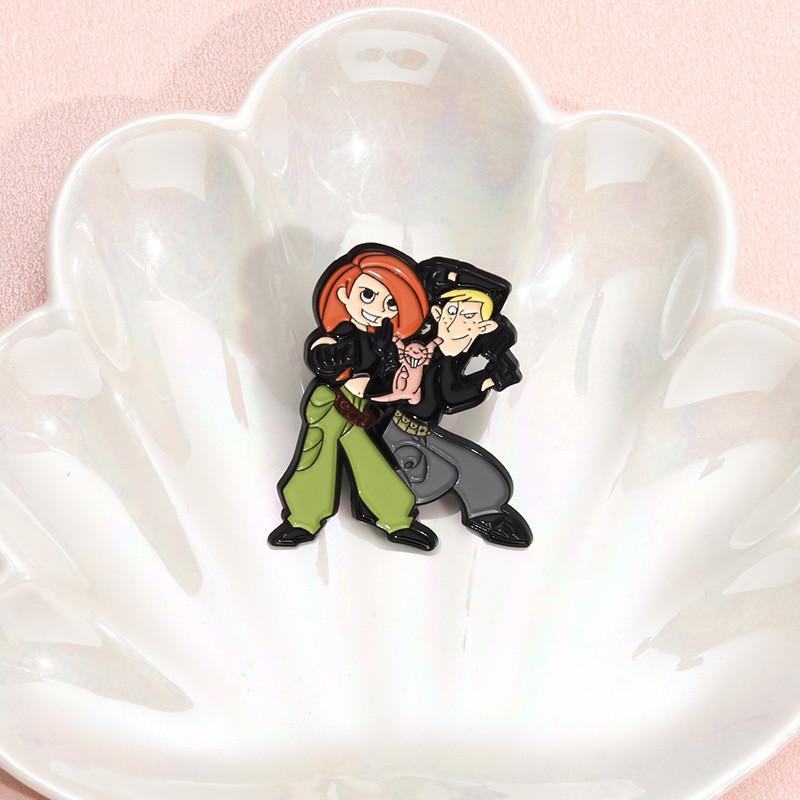 Character Cartoon Vibrant Brooch For Trendy Fashion Lovers Seeking Accessories Unique