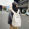 Schoolbag Korean version of simple student backpack male and female college students casual versatile backpack sports cycling tooling bag