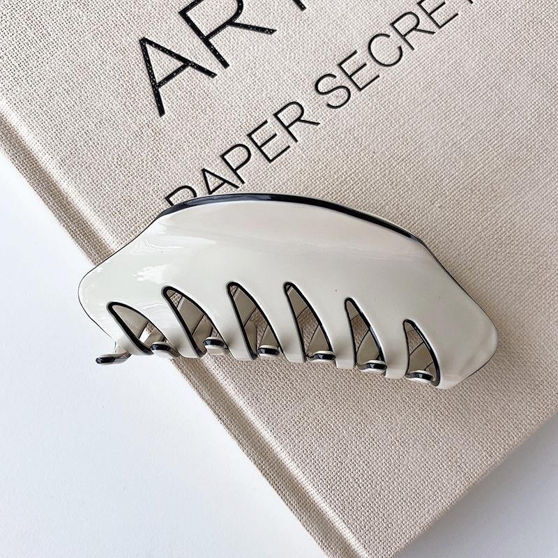 

Новая Мода Белый Зажим для Волос для Женщин Французский Классический Большой Маленький Ацетатный Зажим-Краб Акула Зажим для Волос Аксессуары для Волос