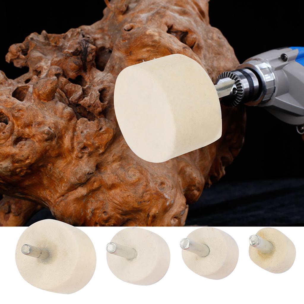 5 Set of Cerium Oxide Powder   4Pcs Wool Felt Polishing Buffing Wheels