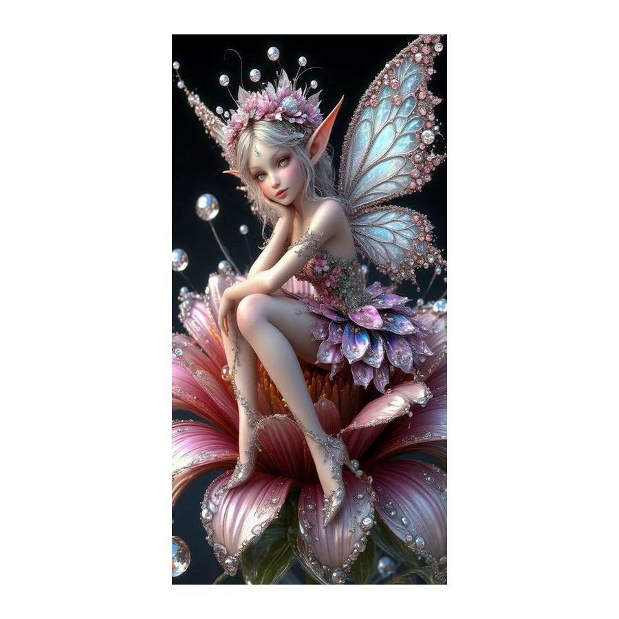 Large Size Diamond Painting New Collection Butterfly Fairy Diy Full Square Round Drill Rhinestone Embroidery Mosaic Cross Stitch Kits Wall Decor
