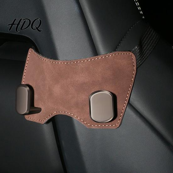 Hidden Auto Interior Hook Universal Car Seat Headrest Hook Metal Back Hooks Hanger SUV Storage Organizer for Purse Handbag Coat Grocery