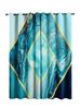 Curtains Marble Texture Curtains Shading Bedroom 3D Digital Printing Shading Curtain Punching