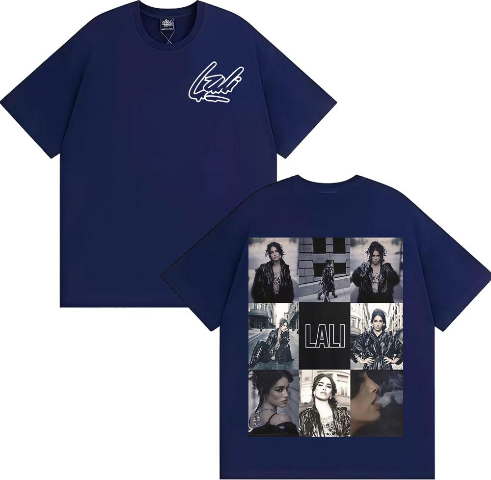Singer Lali Esposito Tour 2025 Graphic Tee Shirt Men Women Fashion Trending Short Sleeve T-shirt Summer Tops Pure Cotton T Shirt