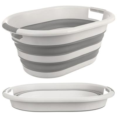 KEMP 38 L Silicone Foldable Laundry Basket