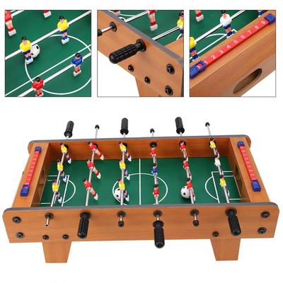Foosball Table Mini Football Table Game Footballs Score Keepers Wood Soccer Table Top for Kids Family Night Parties Game Rooms