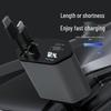 120W Super Fast Telescopic 4-Port Car Charger for Apple 15 & Huawei