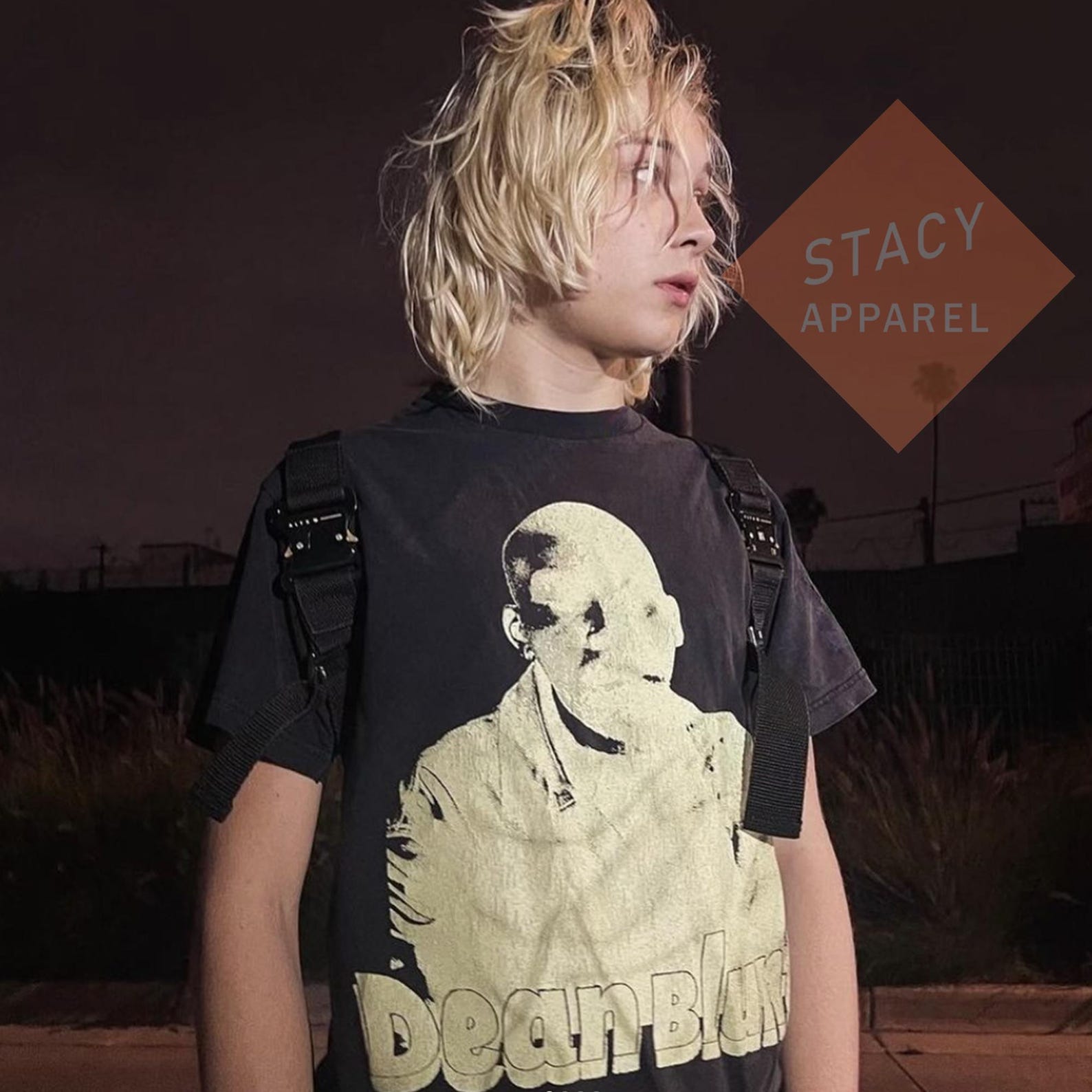 Limited Dean Blunt Unisex T-Shirt - Custom Black Metal Zushi Heavy Cotton Tee 2XL