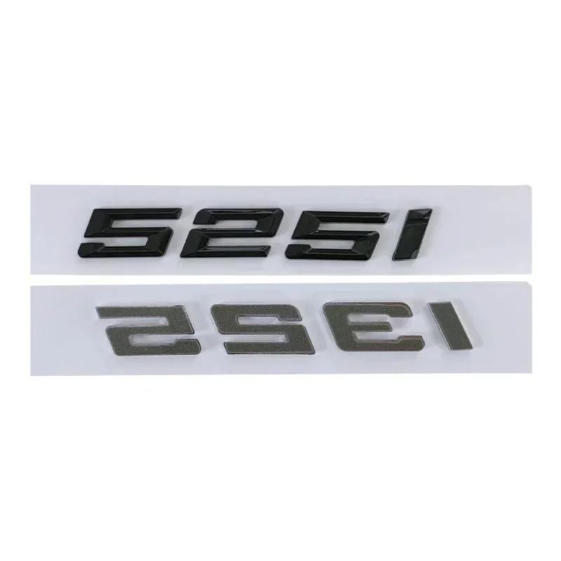 Shiny Gloss Black Emblems For BMW 420i 428i 430i 435i 520i 523i 525i 528i 530i 535i 540i Logo E60 G30 E39 Fender F10 Accessory AJ4