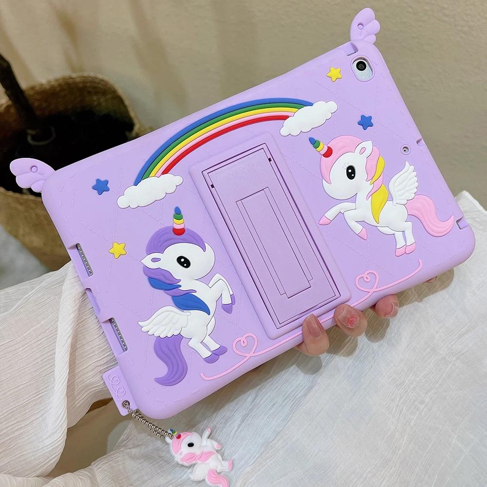 

3D Unicorn Crocodile Case for iPad 2019 20 21 iPad 5 6th Generation Mini 1 2 3 4 5 6 7 iPad Air Tablet 9.7 ipad Pro 11 M2 2022 Cartoon Kids Cover Pro 11 M 2 2022