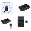 Dual Channel LCD USB LP-E10 Battery Charger Replacement for  EOS 1100D, 1200D, EOS Rebel T3, EOS Rebel T5 Camera